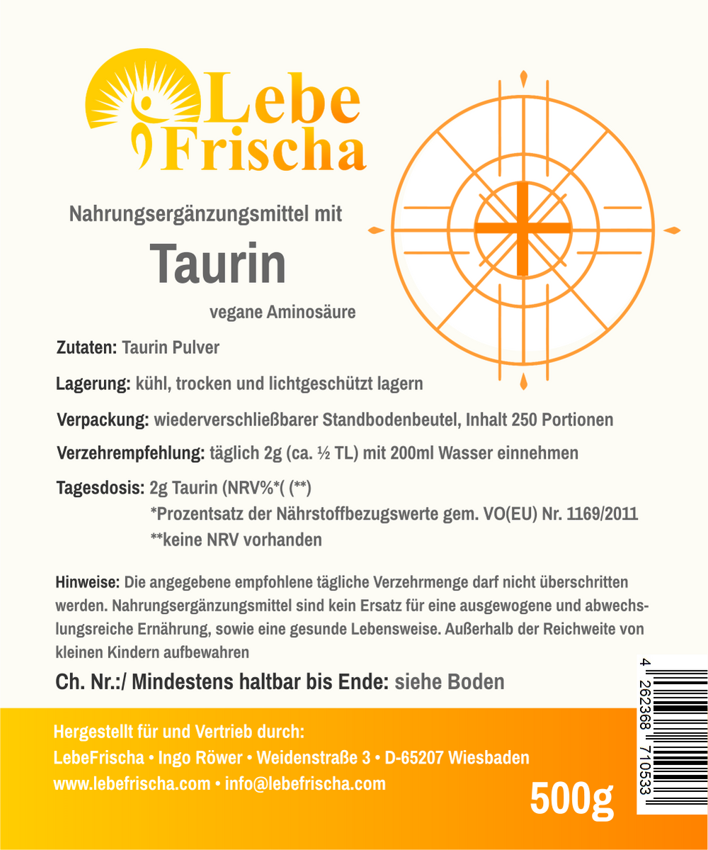 LebeFrischa reines Taurin