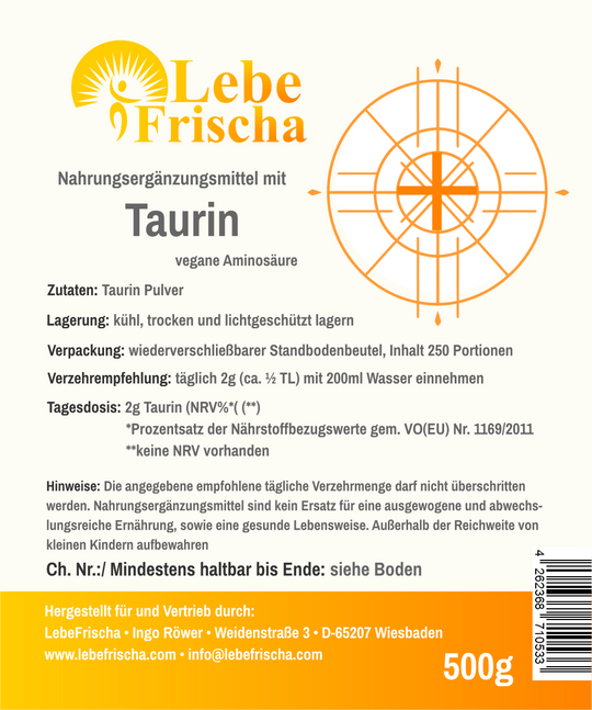 LebeFrischa reines Taurin