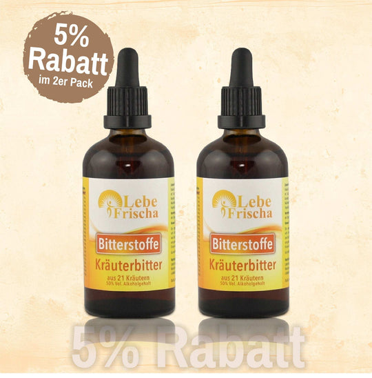 Bitterstoffe Tropfen 100ml aus 21 Kräuter- und Pflanzenextrakten