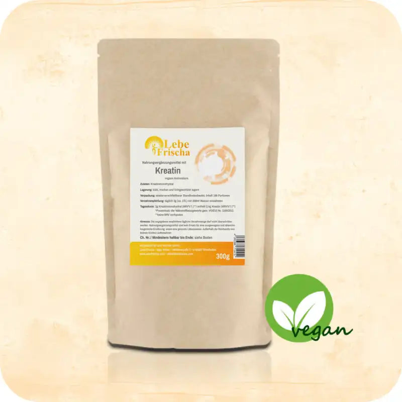 Kreatin Monohydrat Pulver – Hochrein, mikronisiert, 300 g