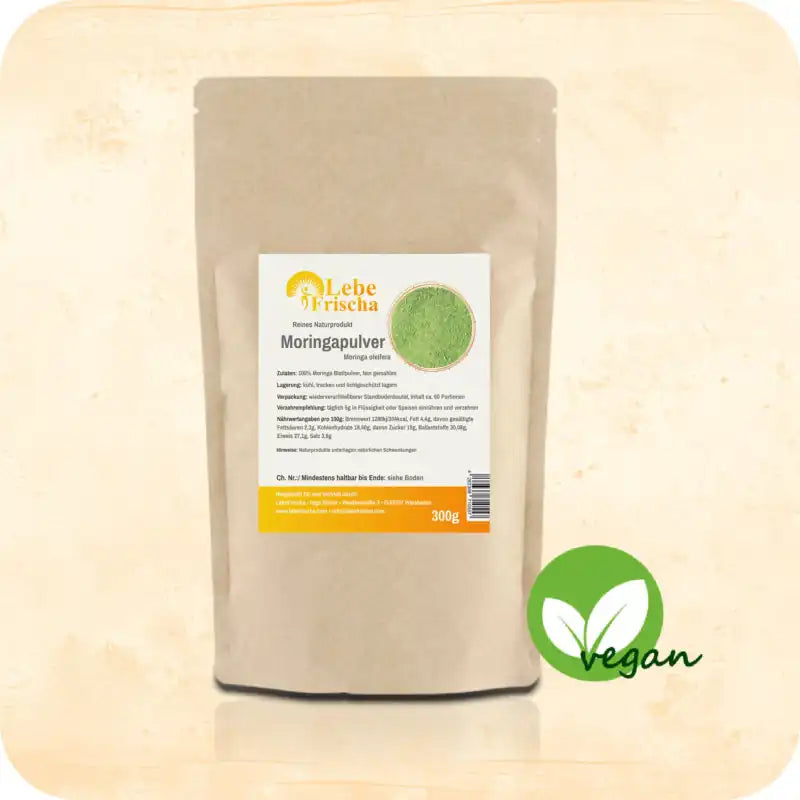 Moringa Pulver | Rohkostqualität 300 g
