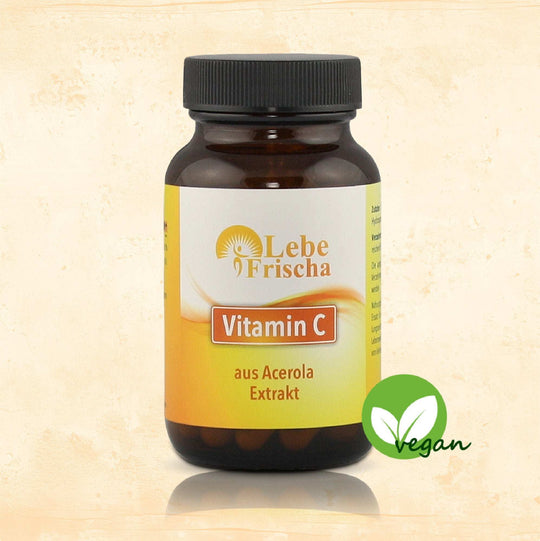 Vitamin C 60 Kapseln für Energie & Immunabwehr