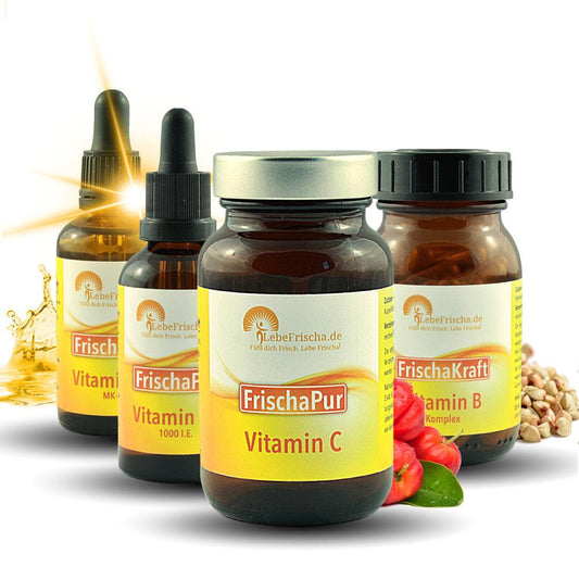 LebeFrischa unser "großes VitaminPlus Paket" mit Vitamin C D3 K2 und allen B-Vitaminen kaufen