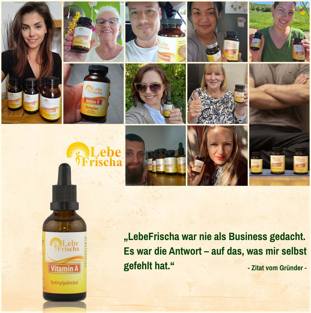 LebeFrischa Vitamin A aus Retinylpalmitat