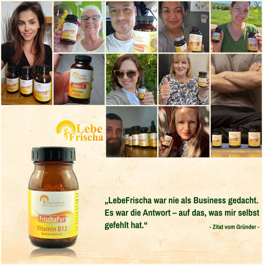 LebeFrischa Vitamin B12 als bioaktives Methylcobalamin