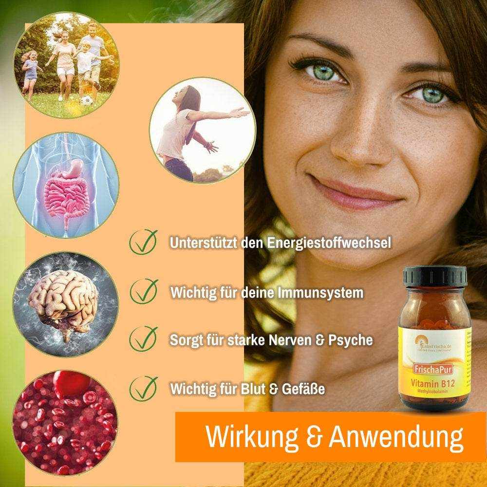 LebeFrischa Vitamin B12 als bioaktives Methylcobalamin