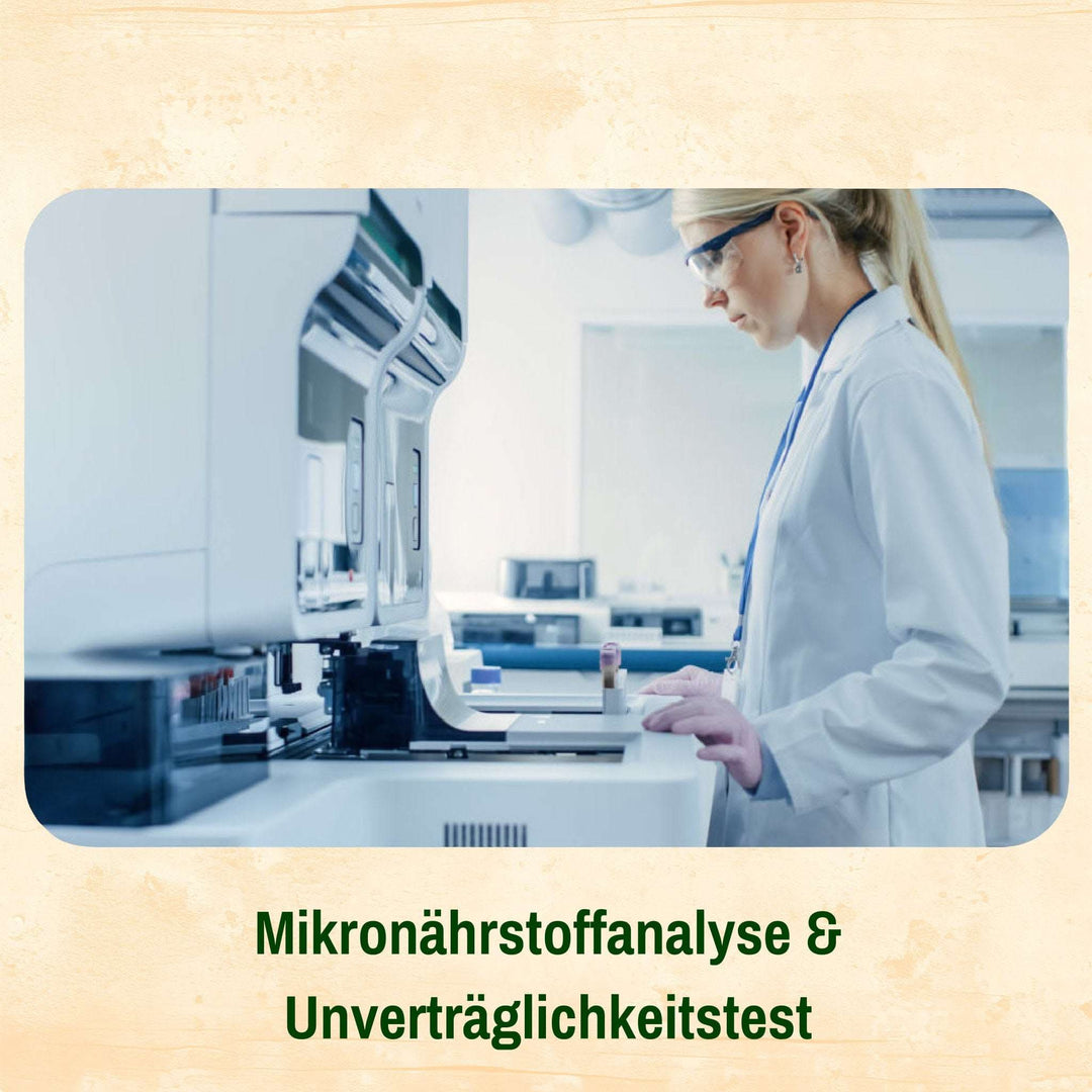 Medicross Mikronährstoffanalyse und Unverträglichkeitstest mittels Haaranalyse.