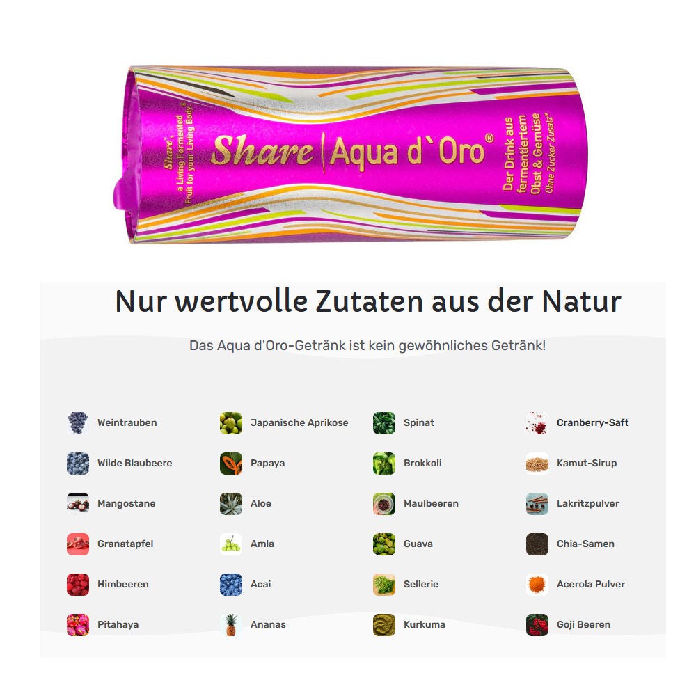 Share Original Aqua d´Oro 3 Stück ABVERKAUF
