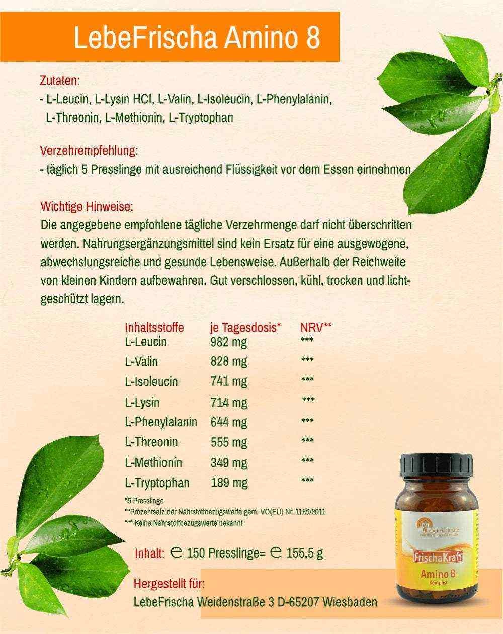 Essenzielle Aminosäuren