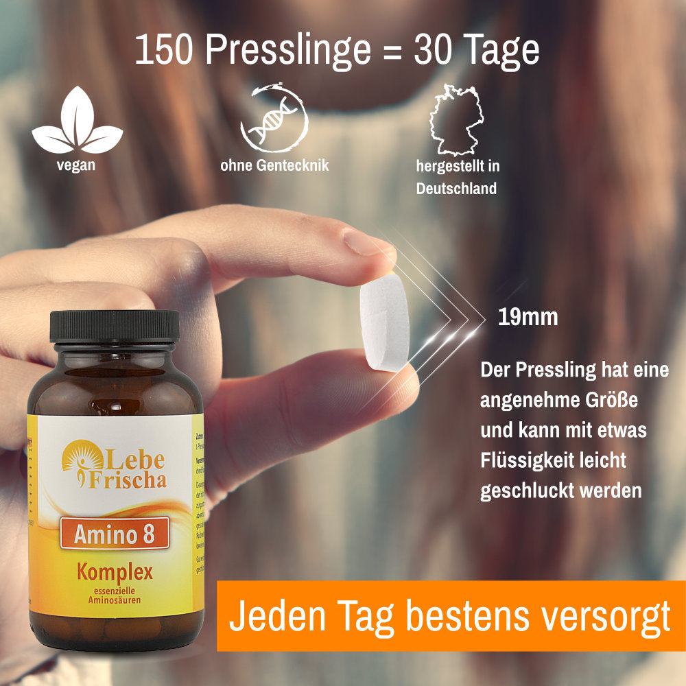 Essenzielle Aminosäuren bestens versorgt