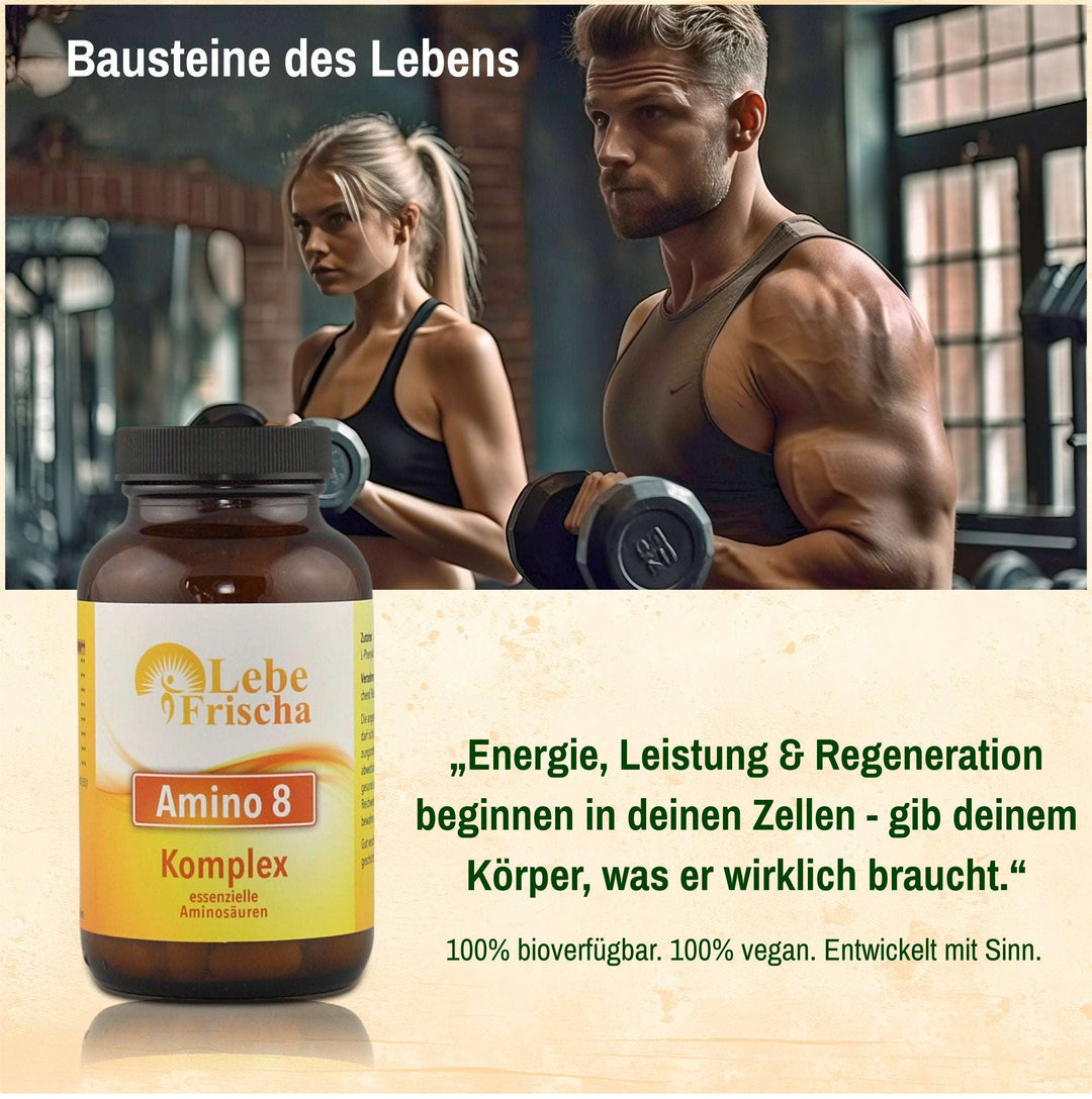 Essenzielle Aminosäuren Komplex 150 Tabletten für Muskelaufbau & Zellerneuerung