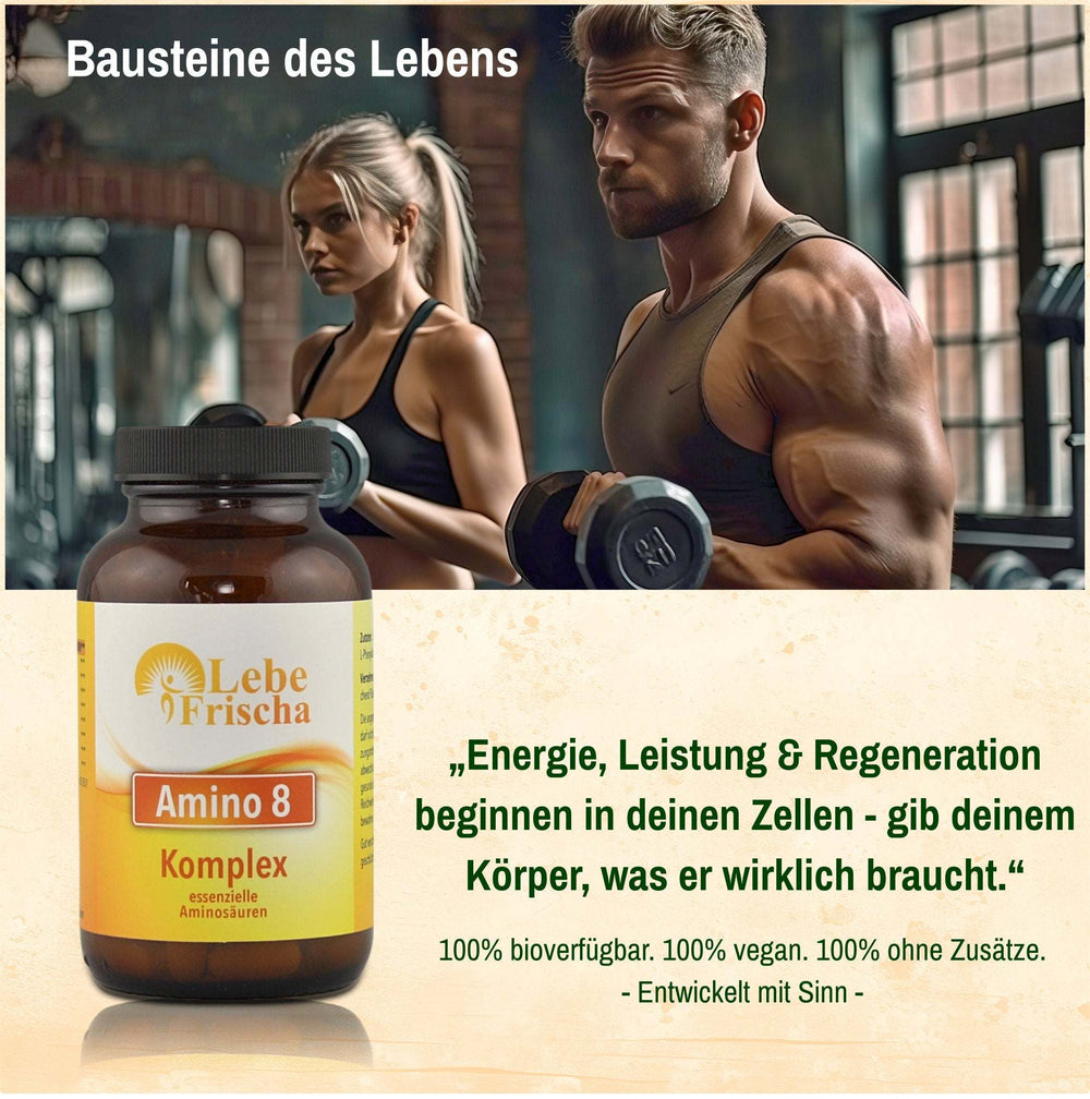 Essenzielle Aminosäuren Komplex 150 Tabletten für Muskelaufbau & Zellerneuerung