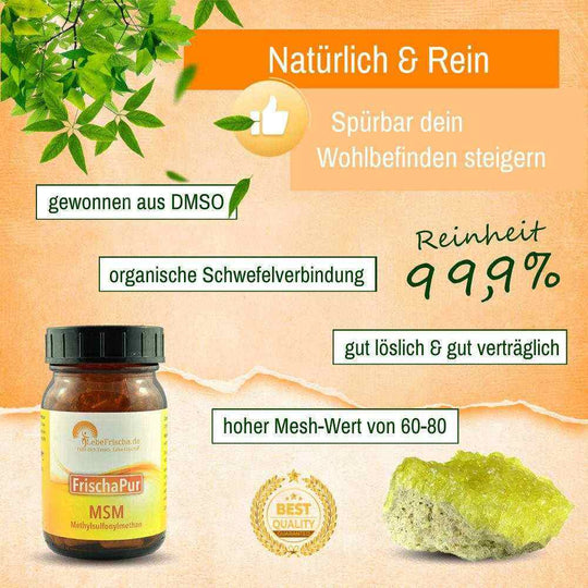 MSM organischer Schwefel