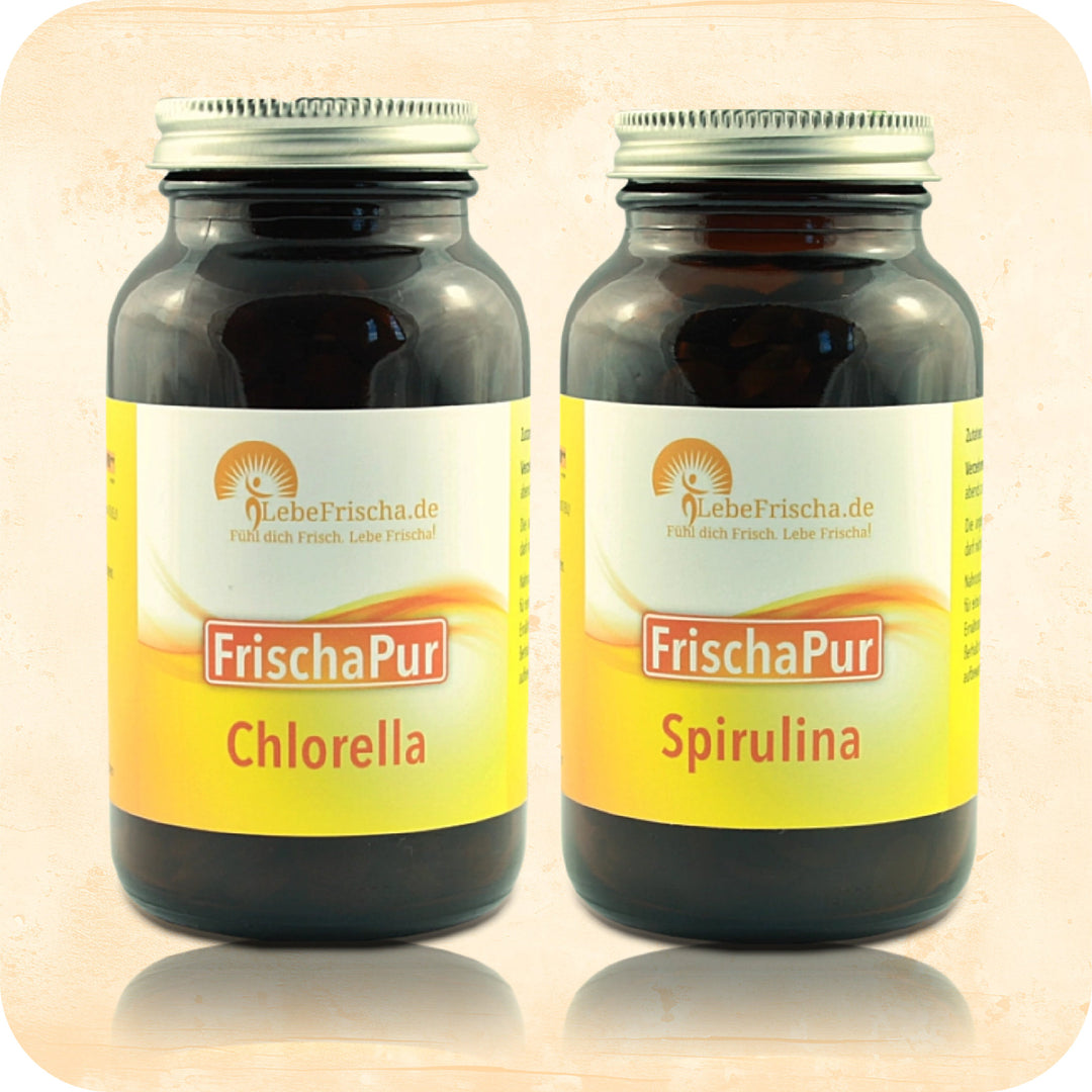 "Algen Power Bundle" mit Chlorella & Spirulina
