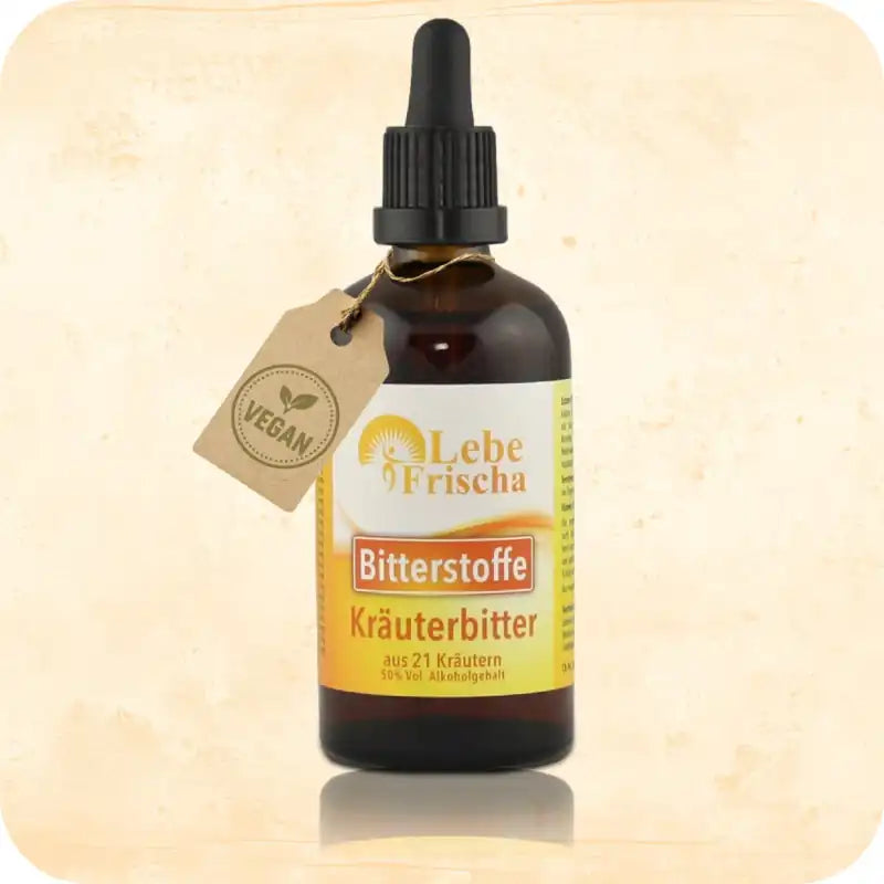 LebeFrischa Bitterstoffe Tropfen – 21 Kräuter- & Pflanzenextrakte 100 ml