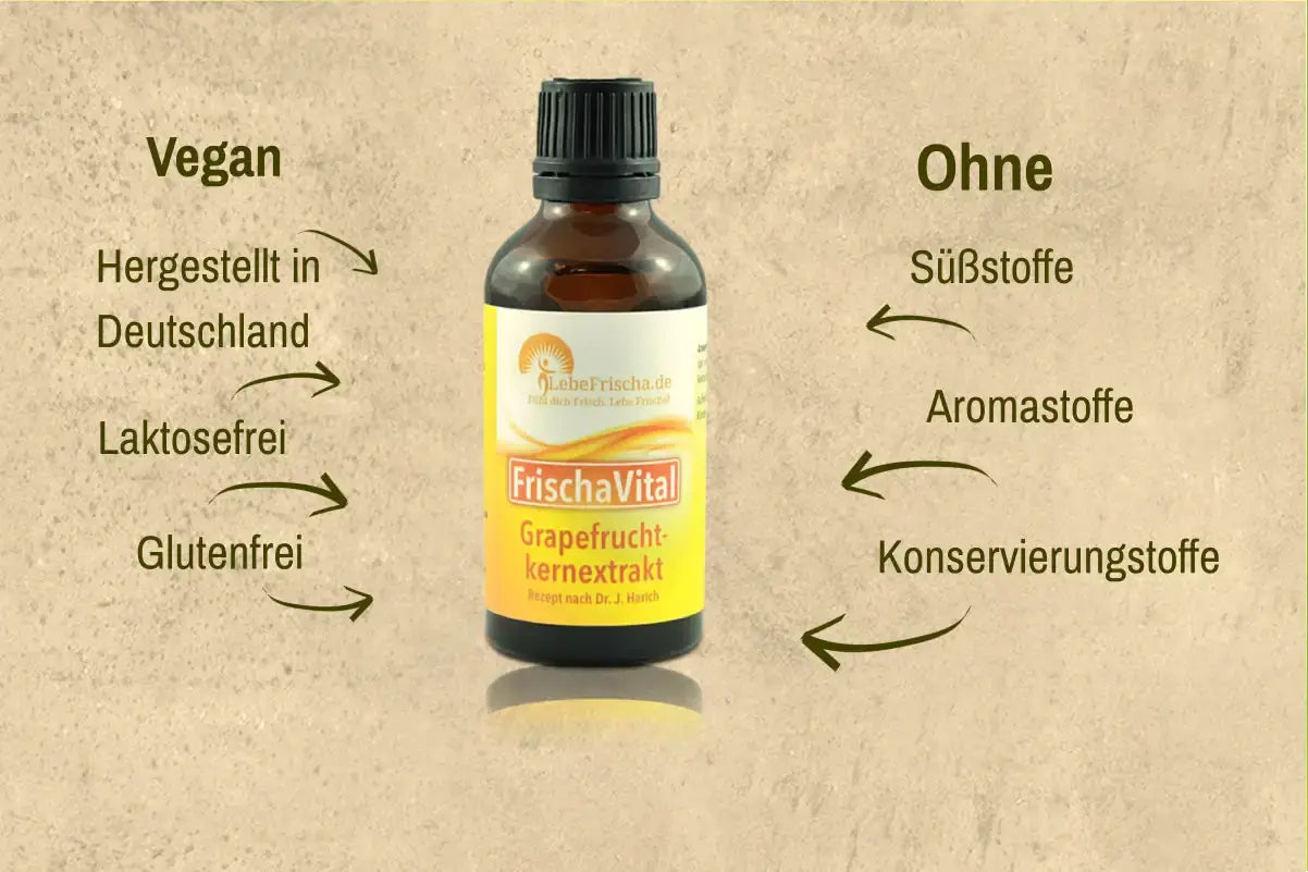 Bei LebeFrischa achten wir sogfältig auf reine Inhaltsstoffe, einer hohen Bioverfügbarkeit und auf hohe Qualität.