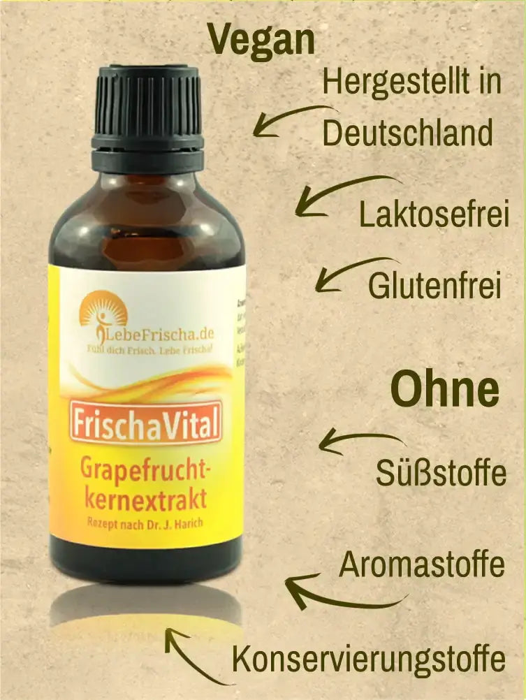Bei LebeFrischa achten wir sogfältig auf reine Inhaltsstoffe, einer hohen Bioverfügbarkeit und auf hohe Qualität.
