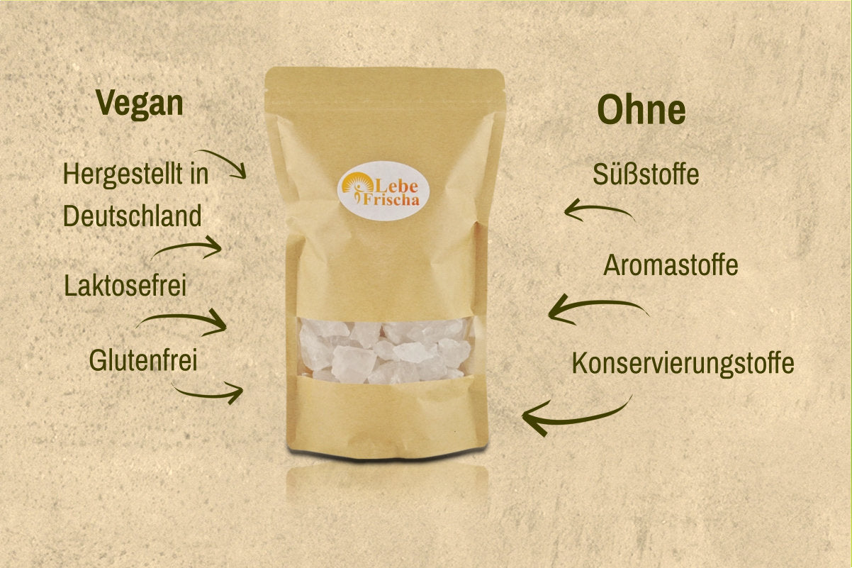 Bei LebeFrischa achten wir sogfältig auf reine Inhaltsstoffe, einer hohen Bioverfügbarkeit und auf hohe Qualität.