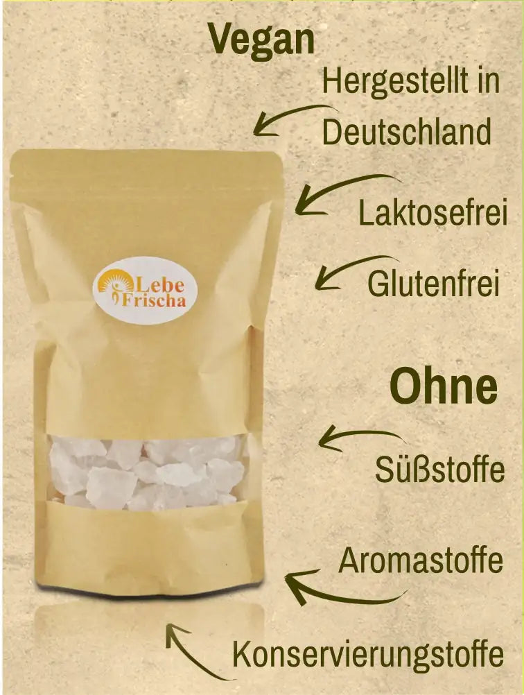 Bei LebeFrischa achten wir sogfältig auf reine Inhaltsstoffe, einer hohen Bioverfügbarkeit und auf hohe Qualität.