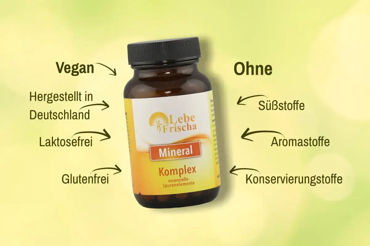 Bei LebeFrischa achten wir sogfältig auf reine Inhaltsstoffe, einer hohen Bioverfügbarkeit und auf hohe Qualität.