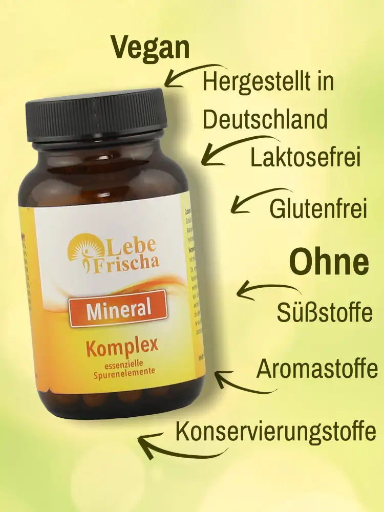 Bei LebeFrischa achten wir sogfältig auf reine Inhaltsstoffe, einer hohen Bioverfügbarkeit und auf hohe Qualität.