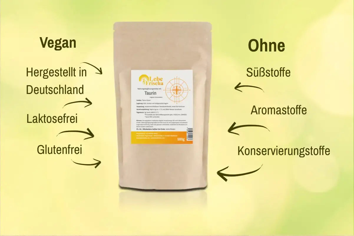 Bei LebeFrischa achten wir sogfältig auf reine Inhaltsstoffe, einer hohen Bioverfügbarkeit und auf hohe Qualität.