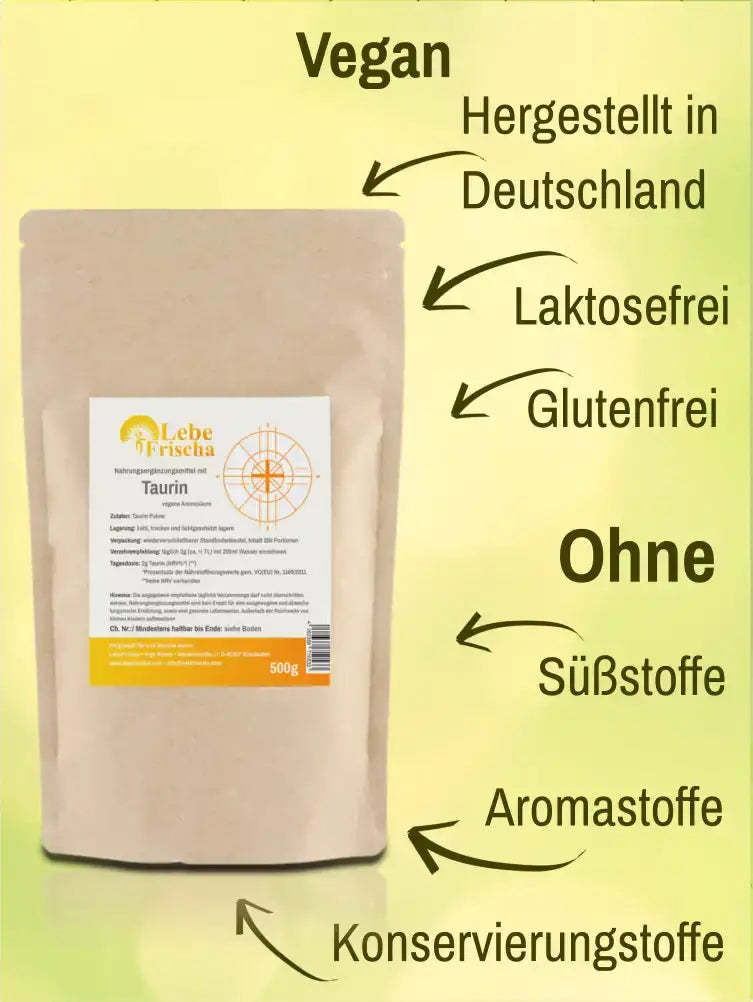 Bei LebeFrischa achten wir sogfältig auf reine Inhaltsstoffe, einer hohen Bioverfügbarkeit und auf hohe Qualität.