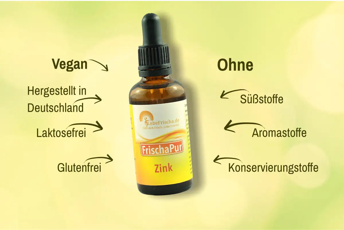 Bei LebeFrischa achten wir sogfältig auf reine Inhaltsstoffe, einer hohen Bioverfügbarkeit und auf hohe Qualität.