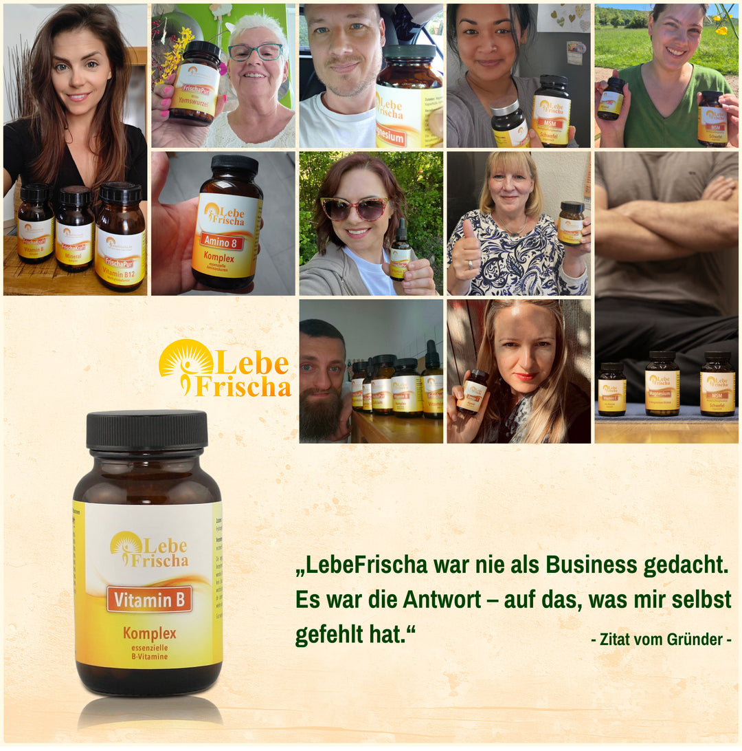 Essenzielle B-Vitamine im Naturkomplex 60 Kapseln aus Buchweizen