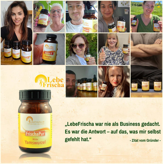 Wilde Yamswurzel 120 Kapseln für Hormonbalance & Wohlbefinden