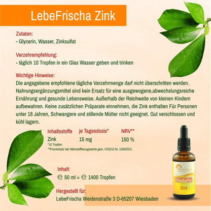 Zink Tropfen