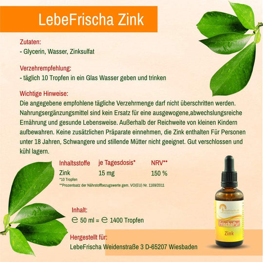 Zink Tropfen